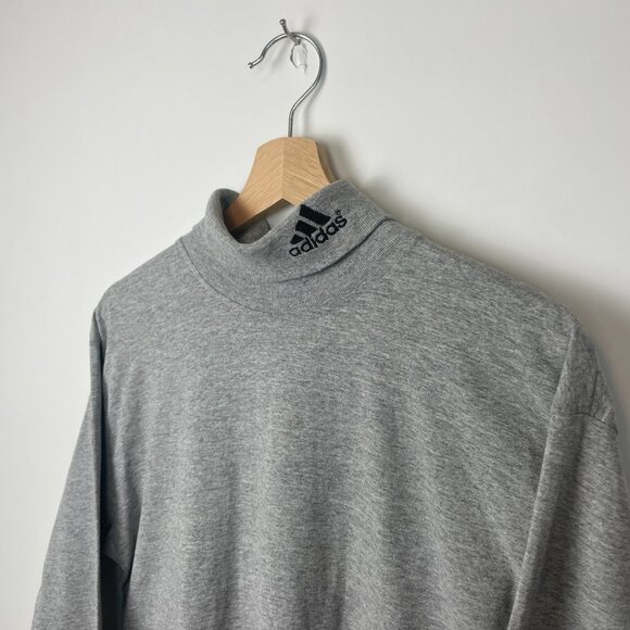 Vintage 90's Adidas Turtleneck Long Sleeve Shirt - Picture 2 of 4